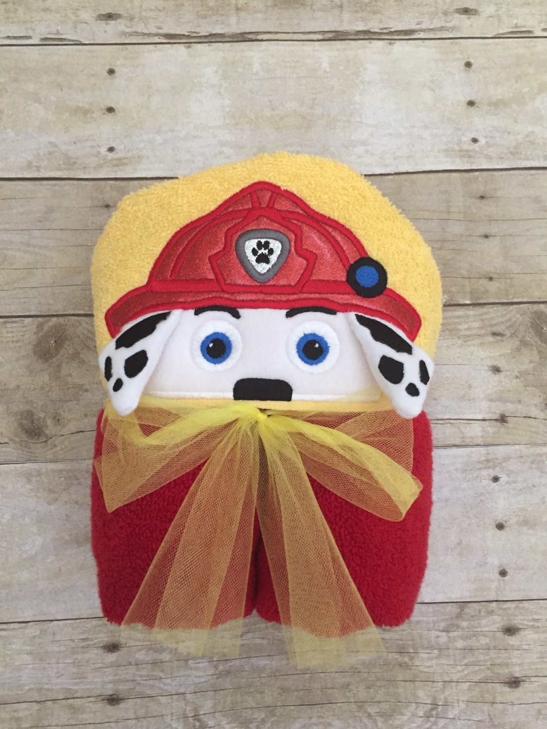 paw patrol hooded blanket