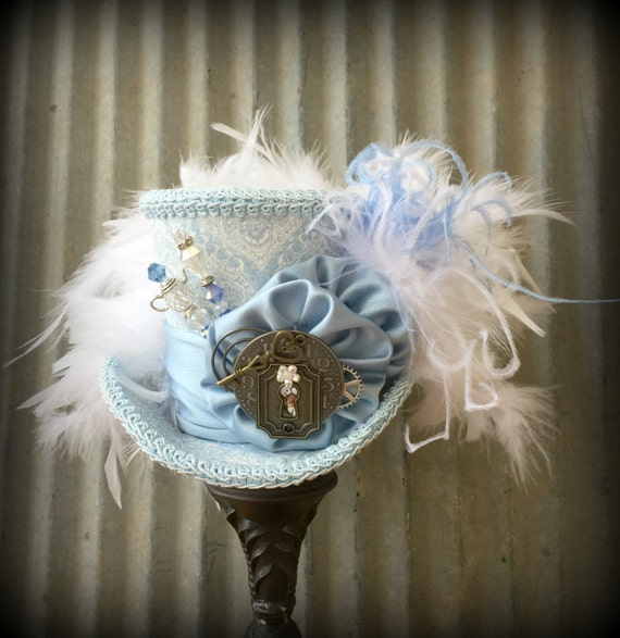 Mini Top hat Mad hatter Hat Alice in Wonderland Mini by ChikiBird