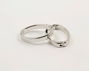 Scarf ring, G36-R1, 5 pcs, Ring, 26x19mm, Original rhodium plated brass, Not easily tarnish, R33-03