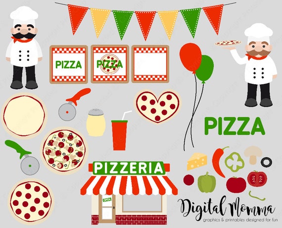 clipart pizza party - photo #15