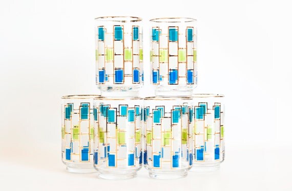 libbey square glasses
