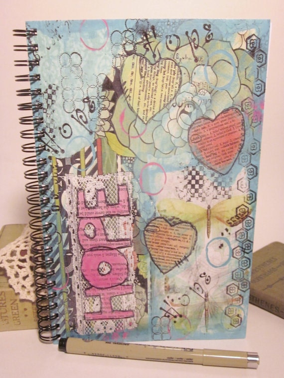 Hope Inspirational journal for Cancer patients by CarmenWDesigns