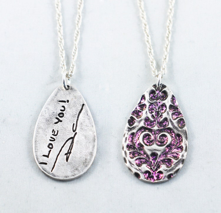 Memorial signature necklace Outlet
