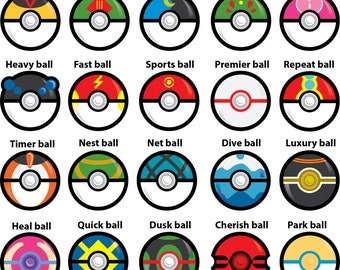 Items similar to Pokemon Poke Ball Perler Bead Coaster Set of 4 on Etsy