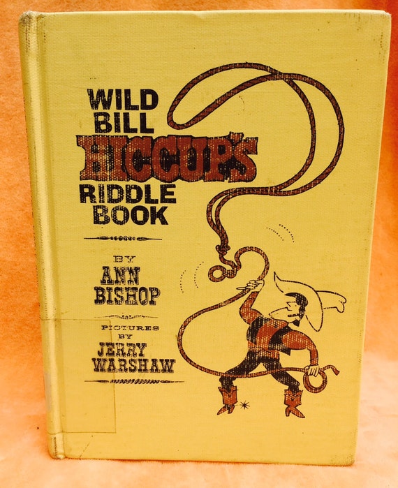 Vintage Riddle Book 1975 Wild Bill Hiccup's Riddle Book