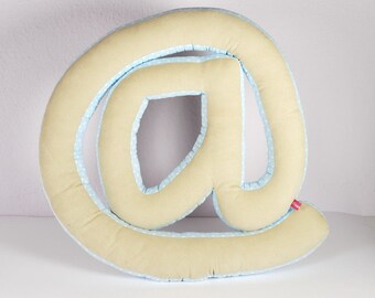 Pillow - letter pillow @.