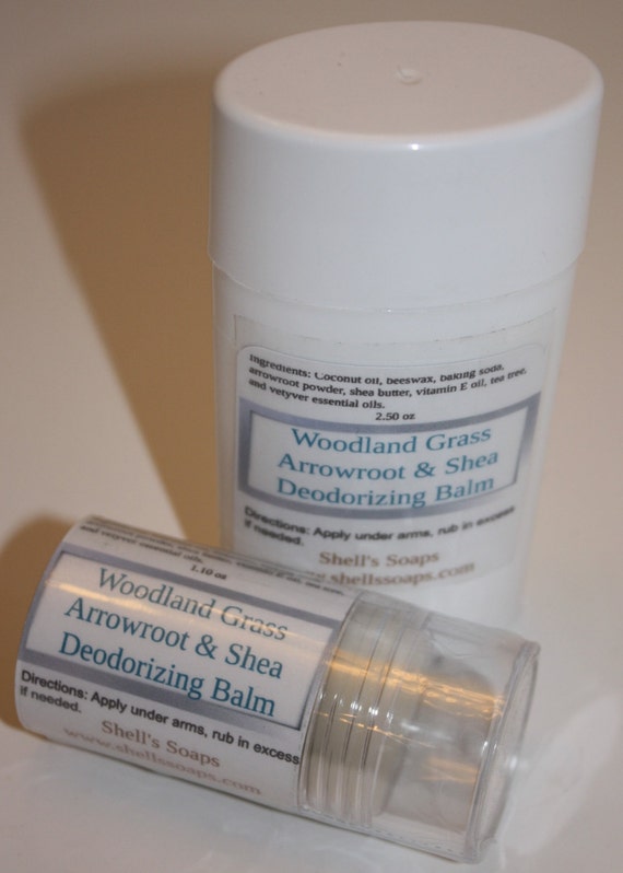 Organic Arrowroot Deodorant Three Scents Two by ShellsSoaps