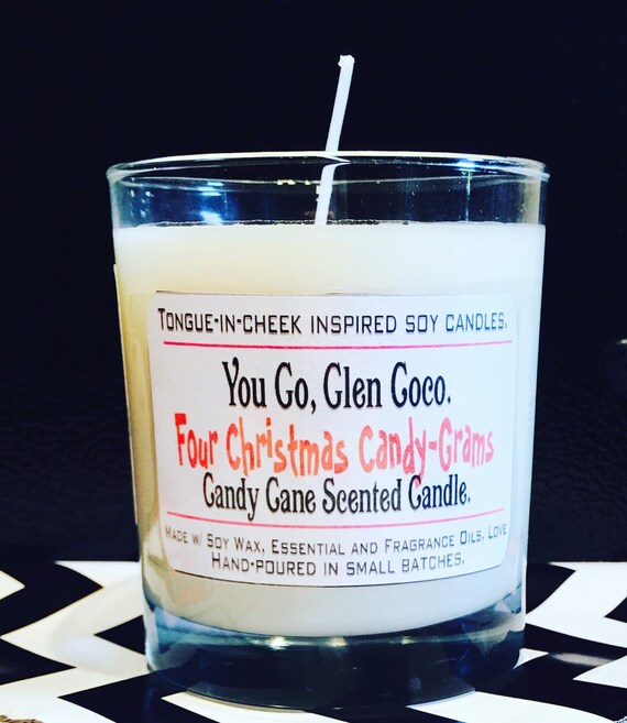 Mean Girls Soy Candle You Go Glen Coco Candy Cane Scented