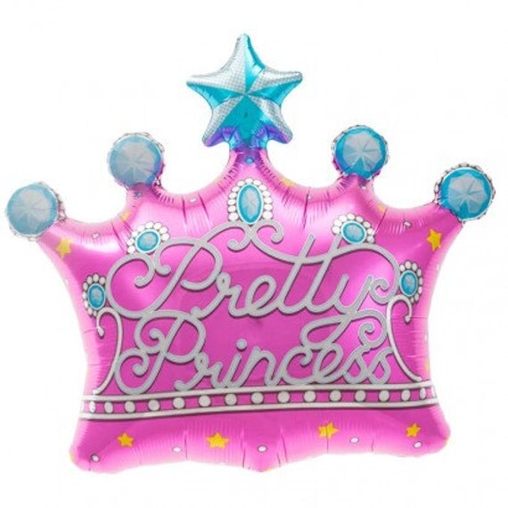 CLEARANCE Pink Pretty Princess Crown 25 Balloon