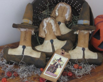 Pilgrim Primitive Country Harvest Cloth Doll Craft Sewing Pattern
