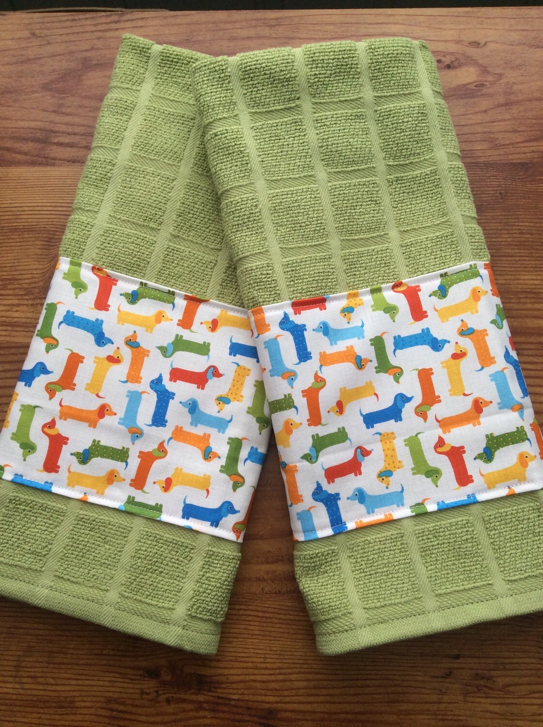 Dachshund kitchen towels dog kitchen towels bar towels