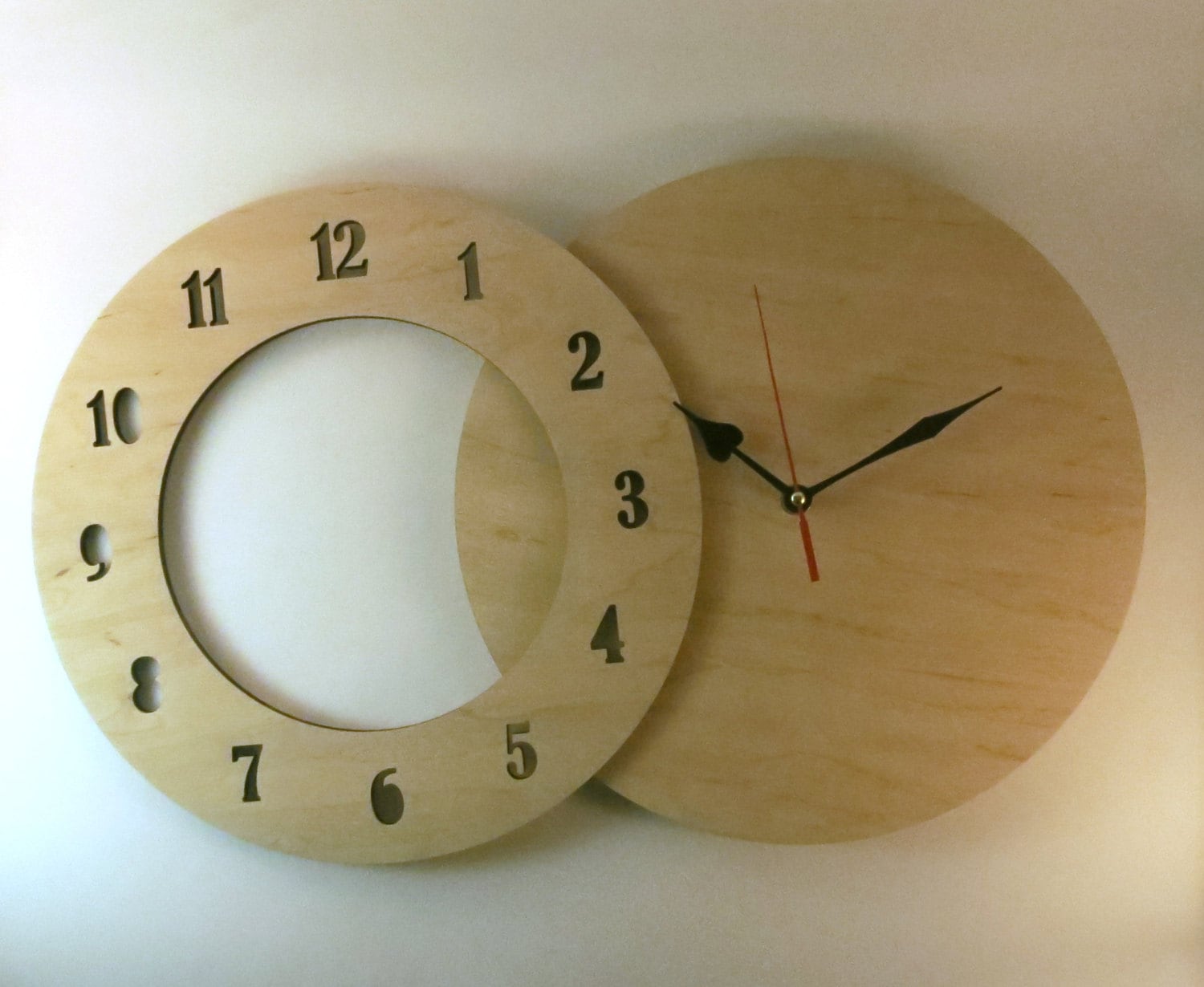 Wall clock kit 12 30cm diy kit wood diy kit clock