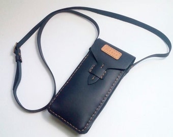 Phone Pouch, Neck Pouch, Leather Phone Pouch, Leather Phone Case, Custom Phone Case,Phone Pouch, Phone Bag, Neck Bag,Neck Pouch,Phone Wallet