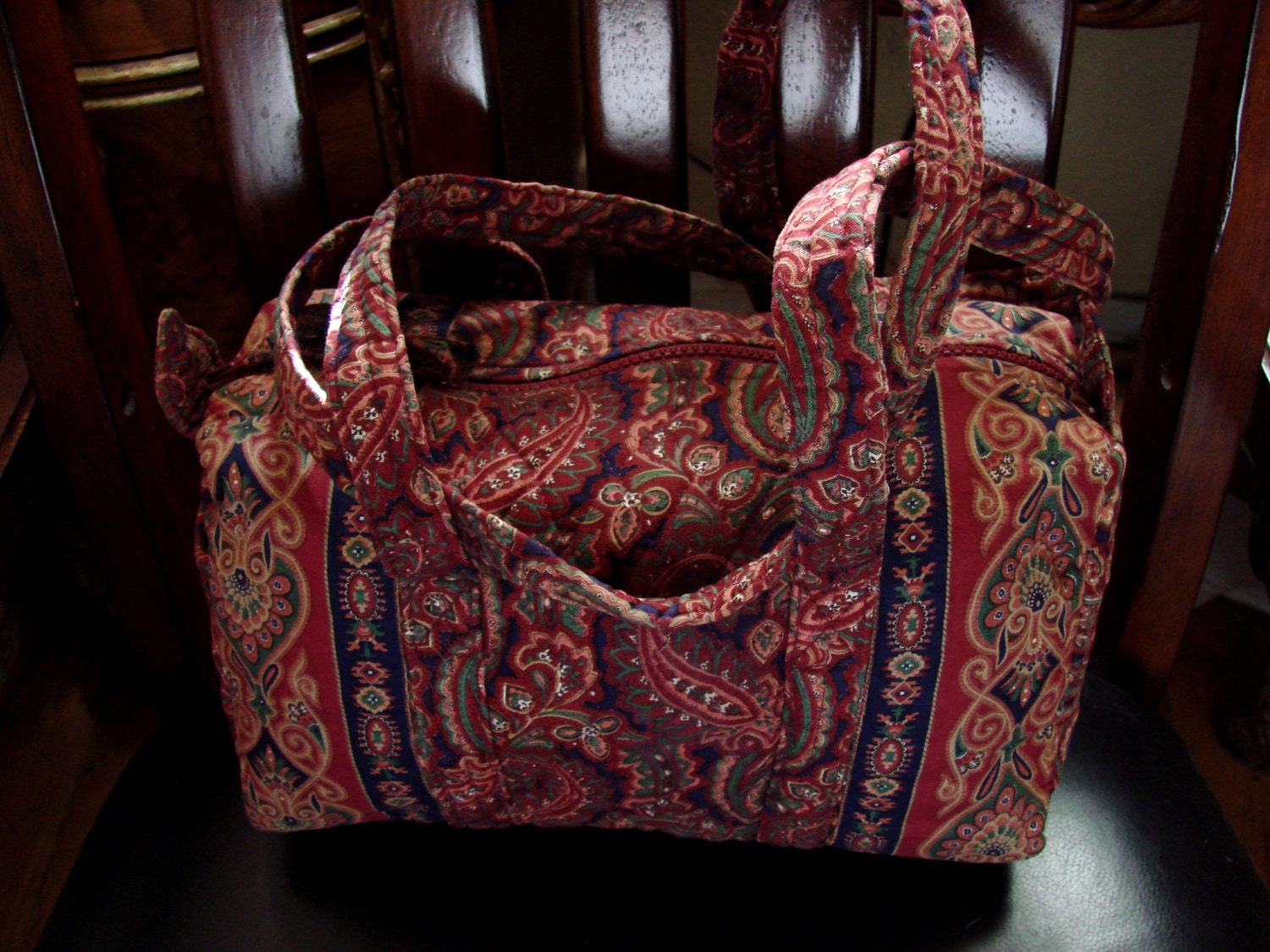 Vera Bradley Indiana Original Paisley Pattern 100 Style