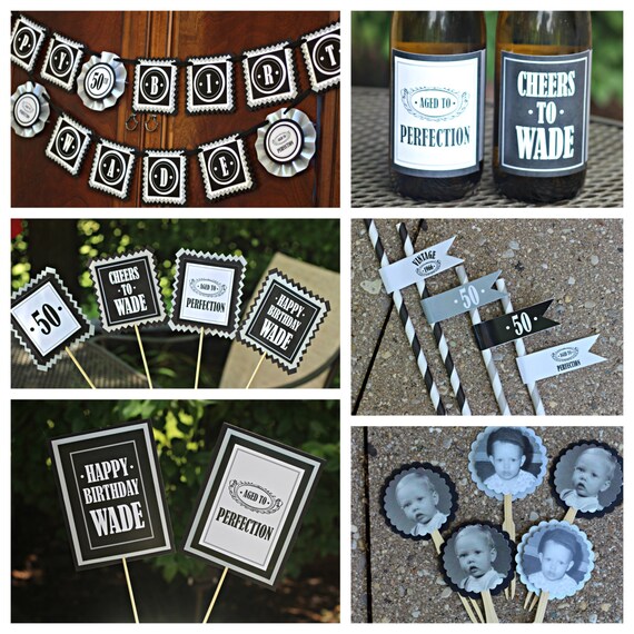 Masculine Birthday Party Decorations. 6 by CharmingTouchParties