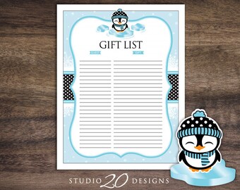 Items similar to Instant Download Penguin Baby Shower Invitation ...