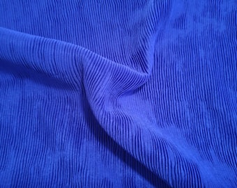 90s CERULEAN BLUE SLINKY, Stretch Fabric