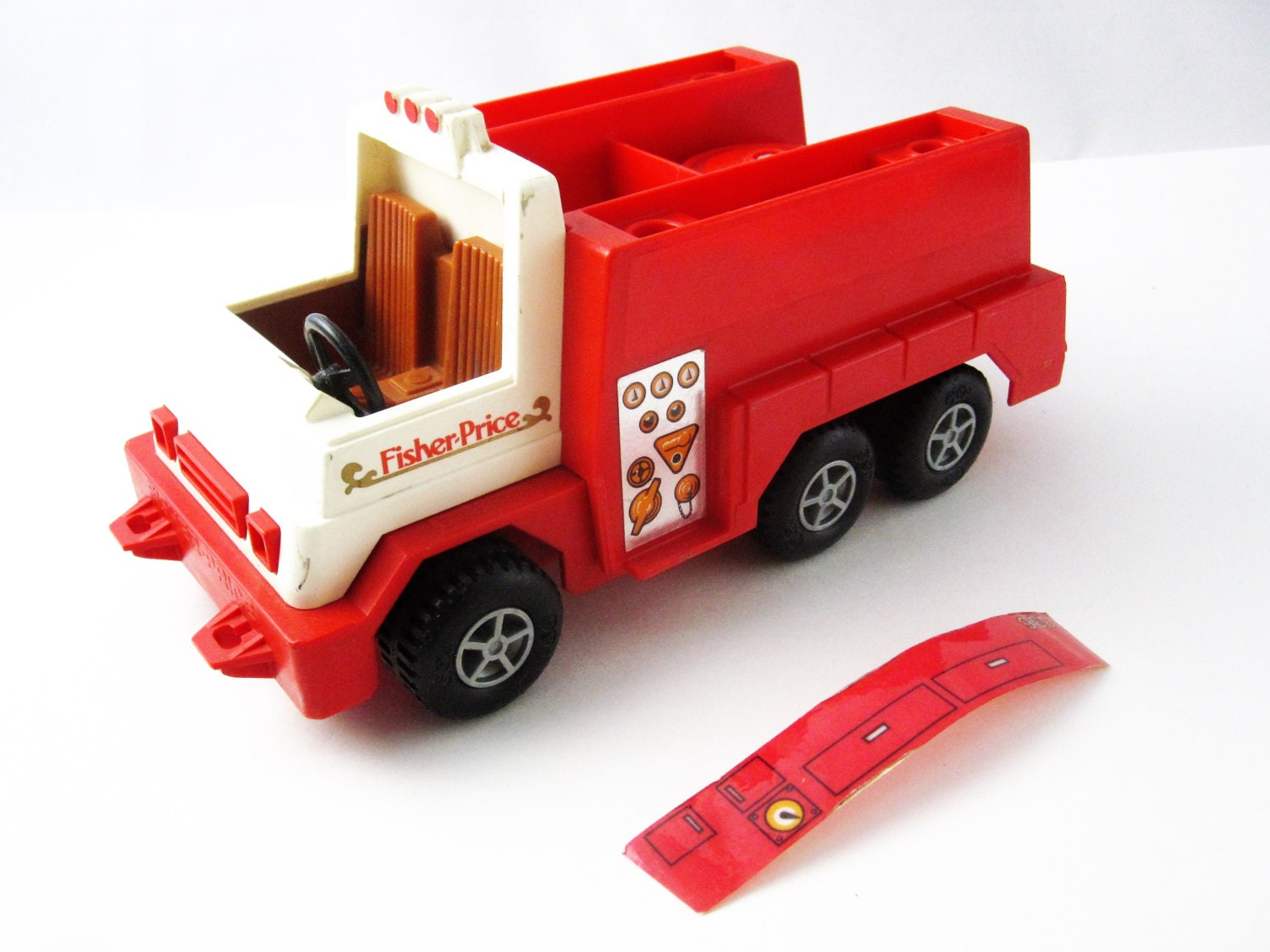 fisher price fire truck toy box