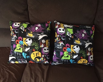 Handmade "The Nightmare Before Christmas" Throw Pillow!