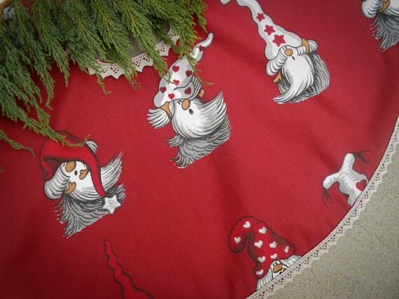items similar to scandinavian christmas tree skirt gnome items similar to scandinavian christmas tree skirt gnome