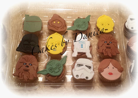 Star Wars Cupcake Toppers Fondant