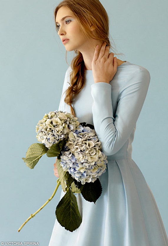 Blue Wedding Dress With Sleeves Wedding Dress By VICTORIASPIRINA   Il 570xN.839406480 Hlvd 