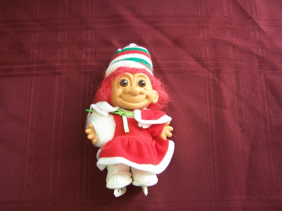 roller skating troll doll