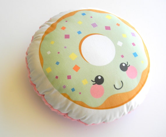 donut decorative pillow