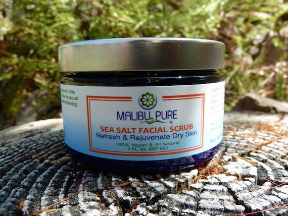 Sea Salt Facial Scrub for Dry and Matu pic
