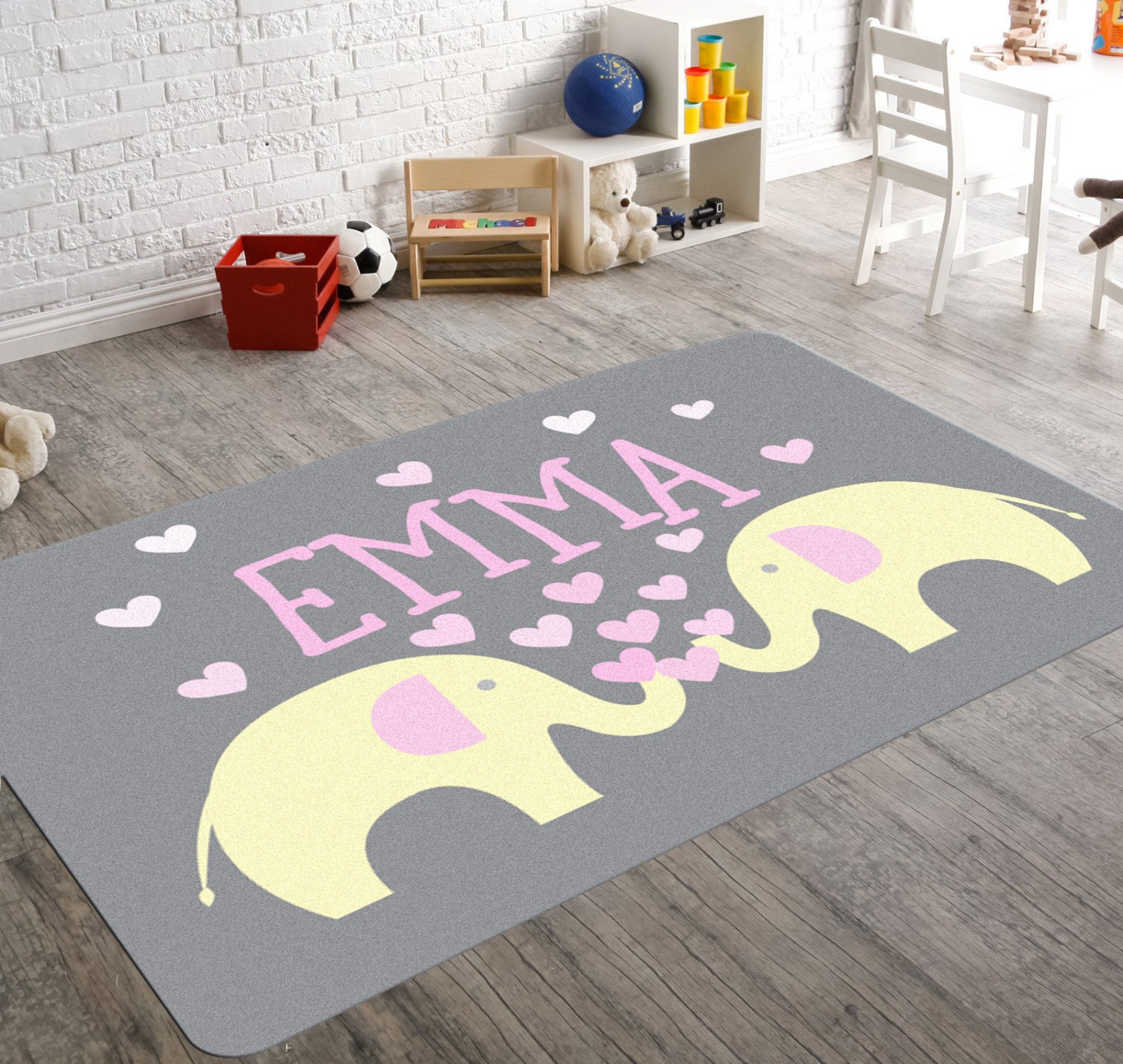 Elephant Rug Nursery Rug Elephant Nursery Decor