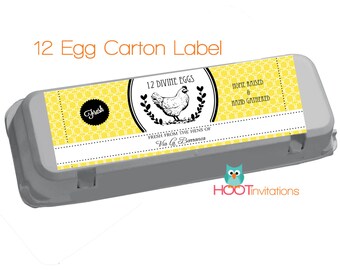 modern country custom egg carton labels farmers market egg