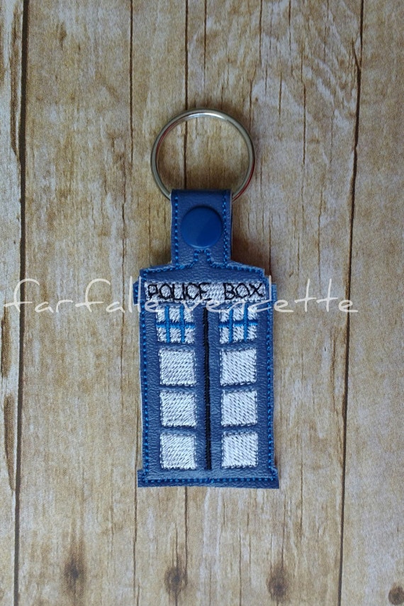 Police Call Box Key Fob
