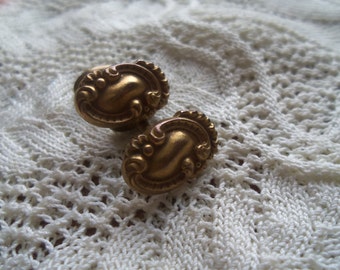 Antique Brass Edwardian Cufflinks