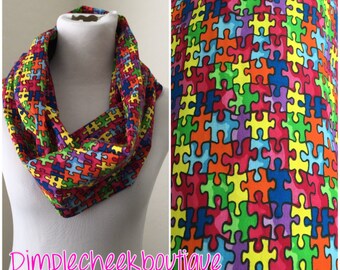 Autism Awareness Scarf