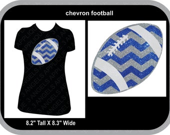Chevron Print Football SVG Cutter Design INSTANT DOWNLOAD