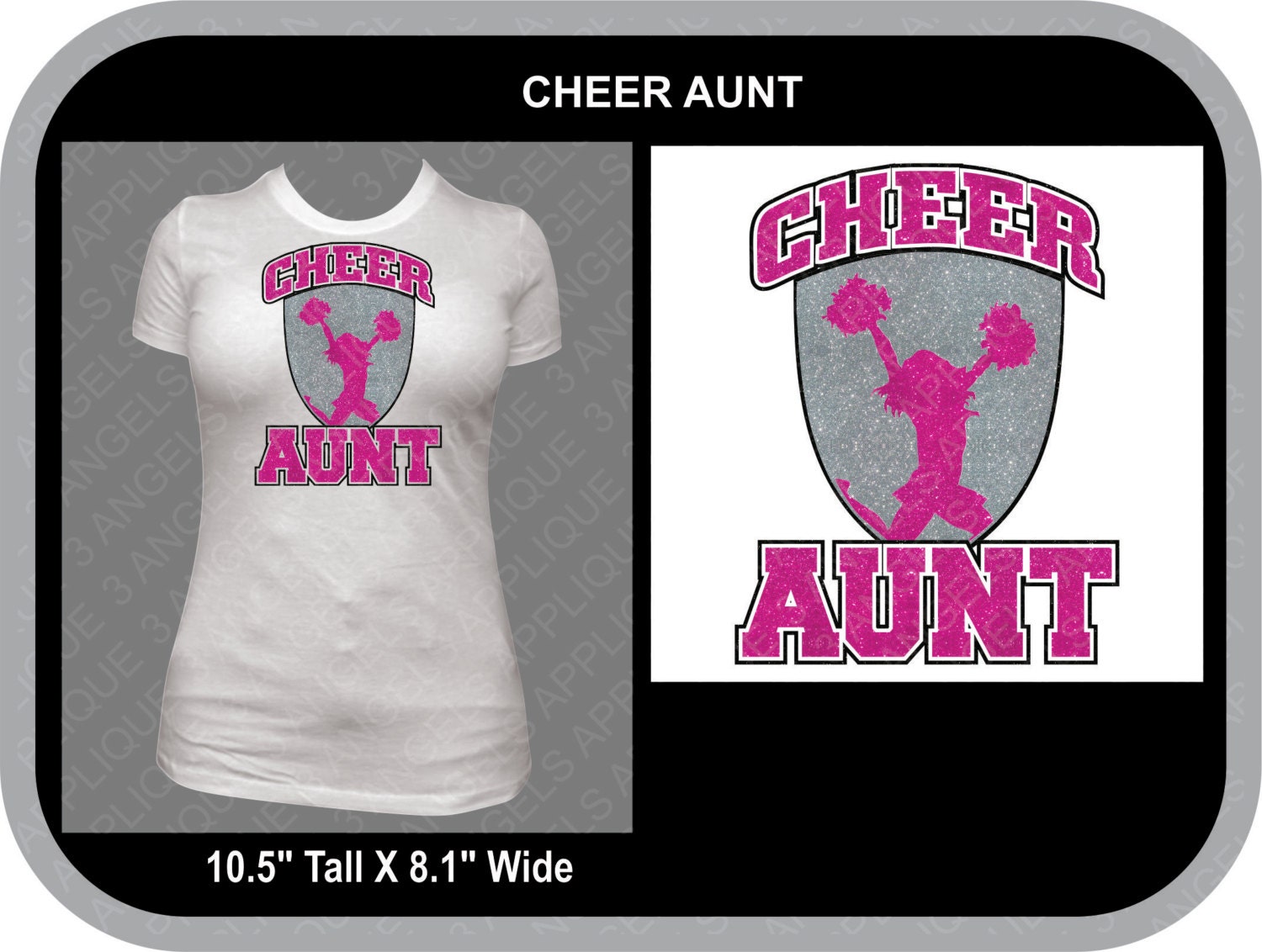 Download Cheer Aunt SVG Cutter Design INSTANT DOWNLOAD