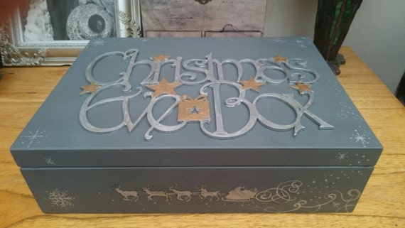 Personalized Hand Painted Christmas Eve Box