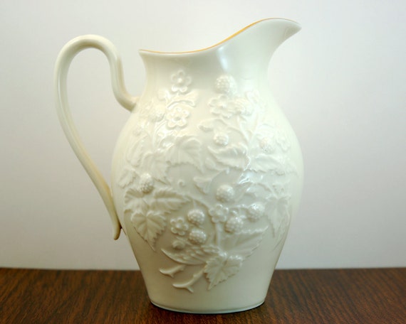 Vintage Lenox Pitcher Vase Usa Porcelain 6 12 Inch Milk Or