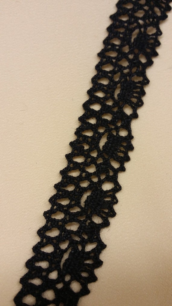 Black Lace Trim by the yard linen lace natural lace Chantilly Lace Gown