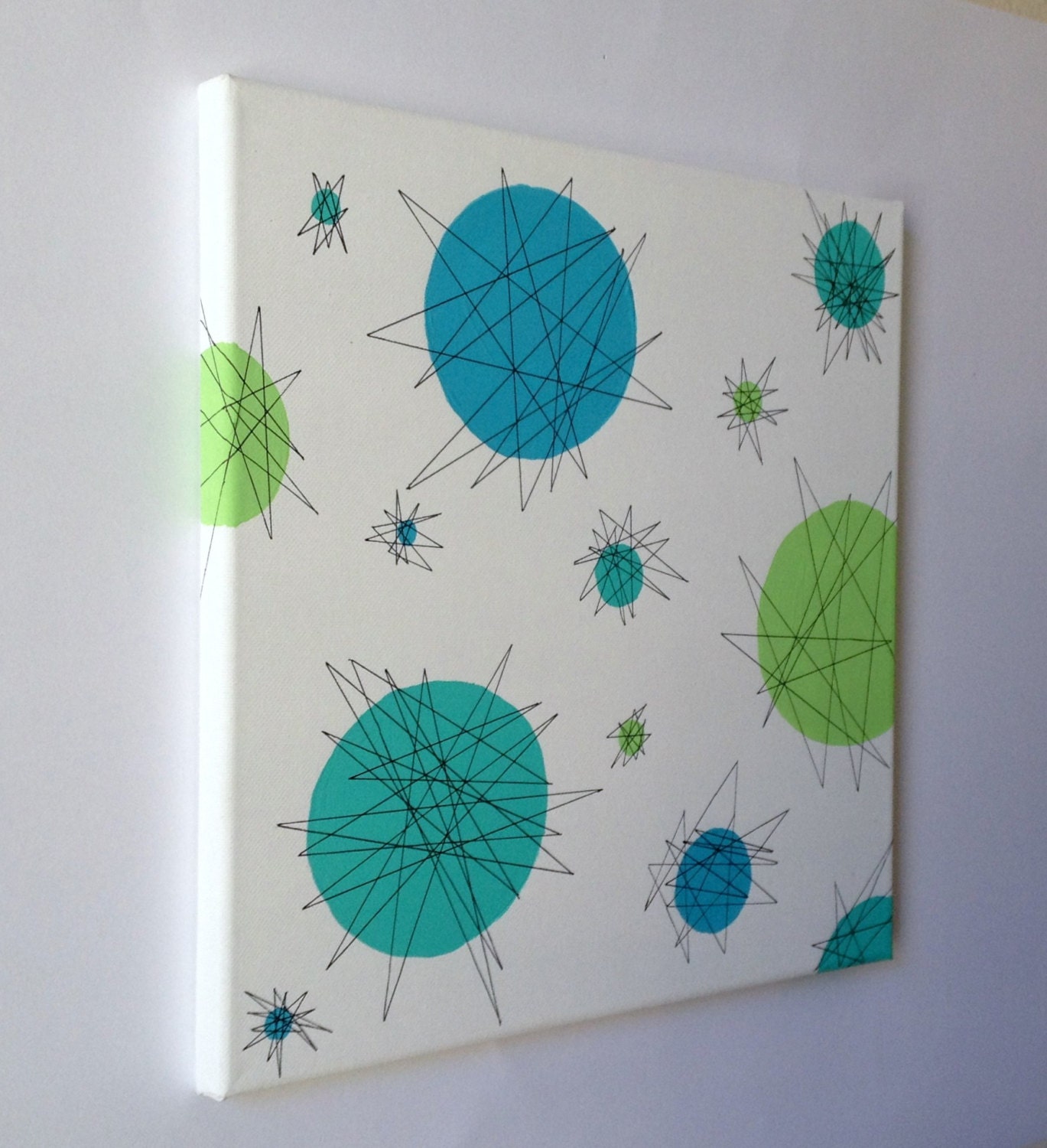 Mid Century Modern Wall art Atomic 1950s by LobsterLadyCreations