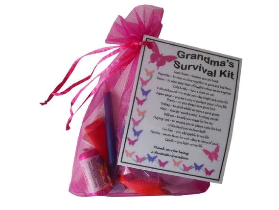 Grandma's Survival Kit Gift Great Grandma Gift by SmileGiftsUK