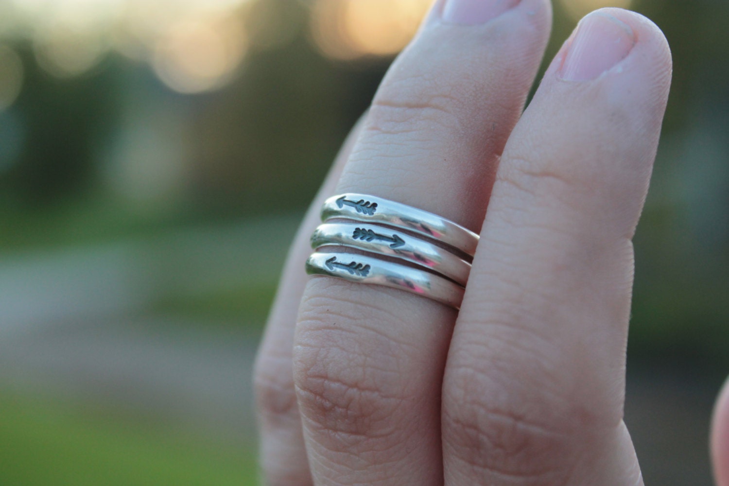 Arrow Ring / Sterling Silver Arrow Ring / Follow You Arrow