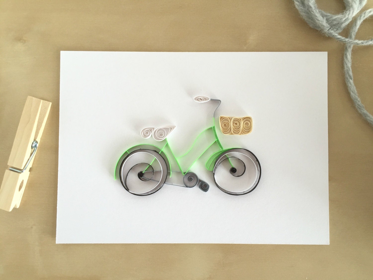 quilling paper blue bicycle home decor vintage blue bike quilling paper blue bicycle home decor vintage blue bike