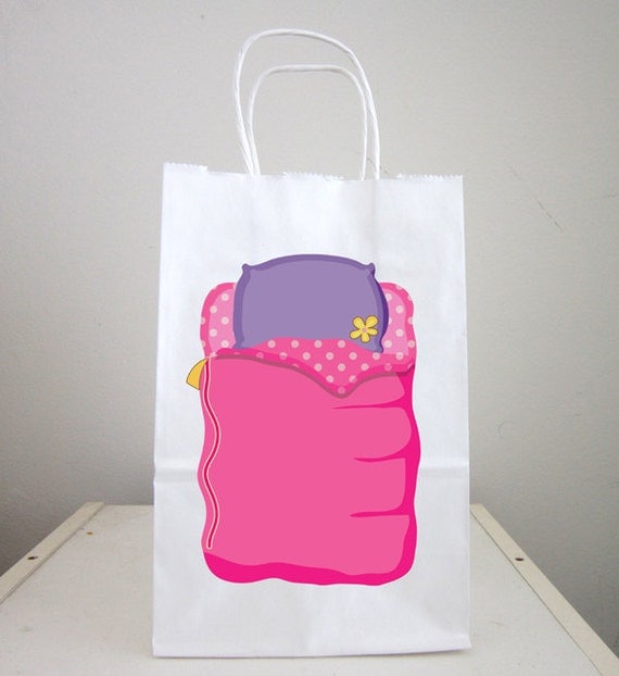 Sleepover Goody Bags, Slumber Party Goody Bags, Sleepover Favor Bags