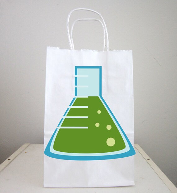 Mad Scientist Goody Bags Mad Scientist Favor Bags Mad