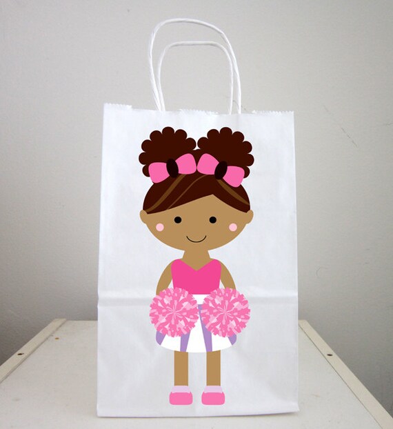 Cheerleader Goody Bags Cheerleader Favor Bags Cheerleader