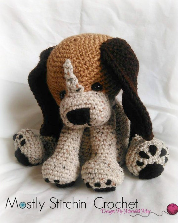 Rusty the Beagle Pup CROCHET PATTERN PFD