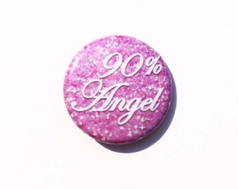 90% Angel 1" Pin Button