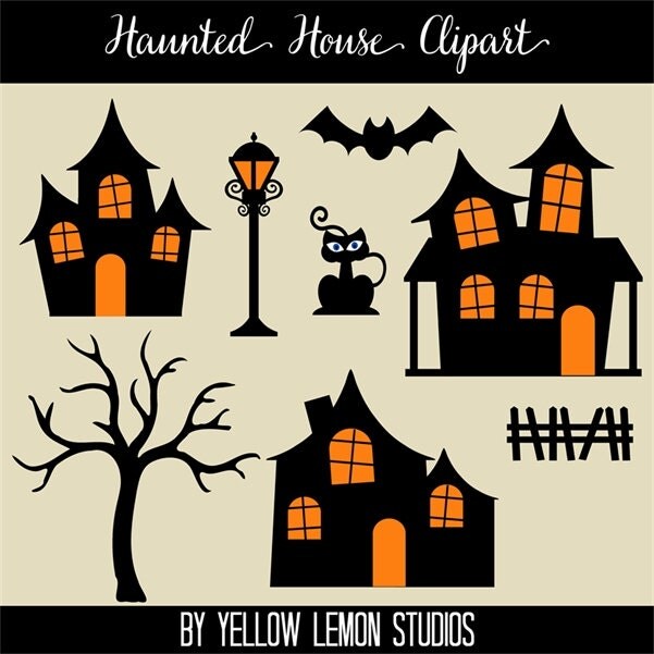 spooky house clipart free - photo #47