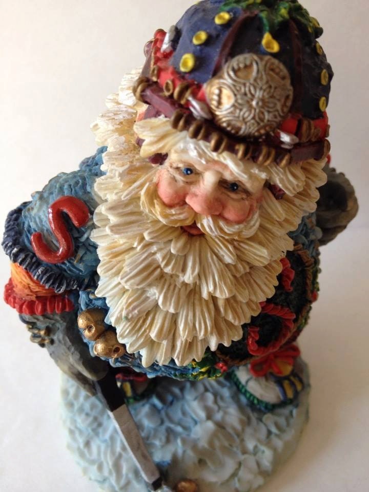 santa resin figurines